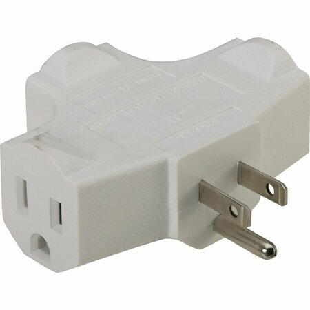 ALL-SOURCE White 15A 3-Outlet Tap LA-24-W